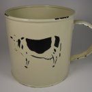 Cow Enamelware Country Cup