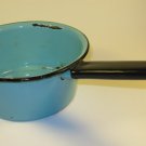 Vintage Blue Enamelware Saucepan