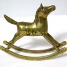 Solid Brass Rocking Horse Made in Korea