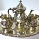 Silverplate Child's Coffee Tea Service Set Made in India