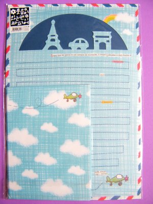 Korean Paris Airmail Letter Set