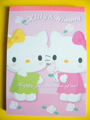 Hello Kitty Friendship Memo Pad, Made In Japan