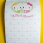 Hello Kitty Friendship Memo Pad, Made In Japan