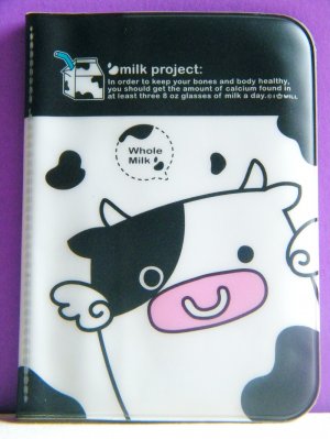 Korean Milk Project Card Case - White (12 Pockets)