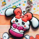 Kawaii White Bunny Cell Phone Strap