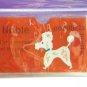 Korean White Poodle Skinny Double Pockets Clear Plastic Card Case