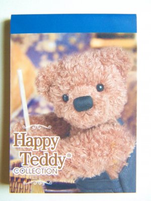 Teddy Bear Mini Memo Pad,Made In Korea (B)