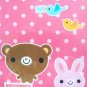 Kawaii Always Together Bear And Rabbit Letter Set,Made In Japan