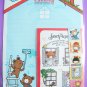 Korean Bear Painting House Letter Set With Sticker Seals