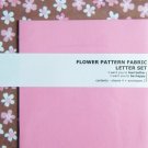 Korean Flower Pattern Fabric Letter Set (B)