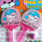 Table Tennis Bear Pencil Toppers/Erasers (Pink)