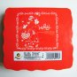 Kawaii Ribbon Lace Border Mini Memo Pad (Red)