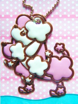 Kawaii Poodle Keychain
