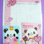 Korean Happy Friend Rapobbo Panda DIY Card Letter Set