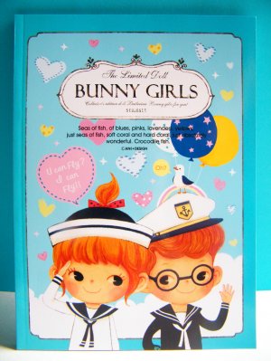 Kawaii Sailors Big Blank Notebook/Sketchbook,Made In Korea