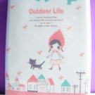Kawaii Pura Girl Outdoor Life Memo Book