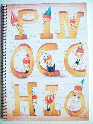 Korean Pinocchio Big Blank Notebook/Sketchbook