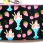 Kawaii Ice Cream And Strawberries Pouch