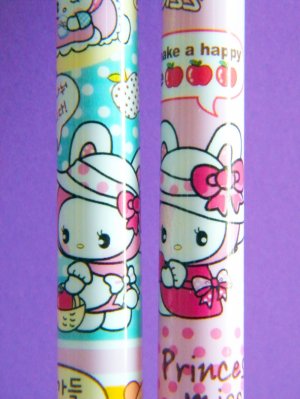 Miss Rabbit Ballpoint Pen With Blue Ink - B (Set Of 2)