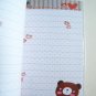 Blushing Brown Bear Memo Book With Lines