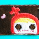 Kawaii Felt Cloth Girl Card Case/Keychain