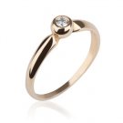 Real Stunning Diamond Engagement Ring 14K Yellow Gold