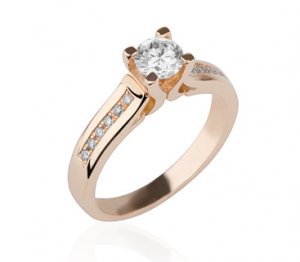 New Wedding Diamond Ring Yellow Gold 14K 0.81 CT Carat