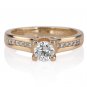 New Wedding Diamond Ring Yellow Gold 14K 0.81 CT Carat