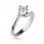 NEW 3/4 CT CARAT DIAMOND ENGAGEMENT RING 14K WHITE GOLD