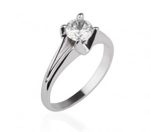 3/4 CT ROUND NATURAL DIAMOND SOLITAIRE ENGAGEMENT RING