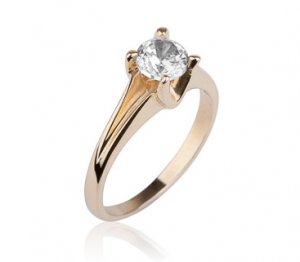 0.73 CT ROUND DIAMOND CLASSIC SOLITAIRE ENGAGEMENT RING