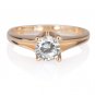 0.73 CT ROUND DIAMOND CLASSIC SOLITAIRE ENGAGEMENT RING