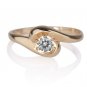 NEW 1/2 CT ROUND DIAMOND GOLD SOLITAIRE ENGAGEMENT RING