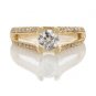100% Natural Stunning Engagement Diamond Ring CT 14k