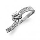 New Engagement Diamond Solitaire Rings 14K 100% Natural
