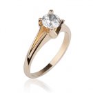 New Gorgeous Real Diamond Solitaire Engagement Ring 14K