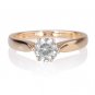 Diamond Engagement Ring 3/4 CT Classic Yellow Gold New