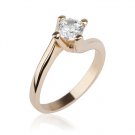 NEW DIAMOND SOLITAIRE RING 14K GOLD 3/4 CARAT FREE SIZE