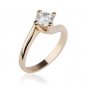 NEW DIAMOND SOLITAIRE RING 14K GOLD 3/4 CARAT FREE SIZE