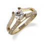 Beautiful Engagement Ring 1.33 Carat Round Cut Diamond