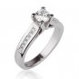 New Wedding Diamond Solitaire Ring White Gold 14K CT