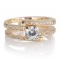 1.03 CT Natural Round Diamond Engagement Ring 14K Gold
