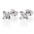 NEW Diamond Stud Earrings White Gold 14K Jewelry 1/2 CT