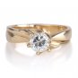 New E/VS 0.78 CT Gorgeous Real Diamond Engagement Ring