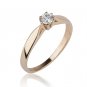 0.32CT F/SI Engagement Rings Diamond Solitaire 14K Gold