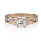G/VS Genuine Stunning Engagement Diamond Ring 14K Gold