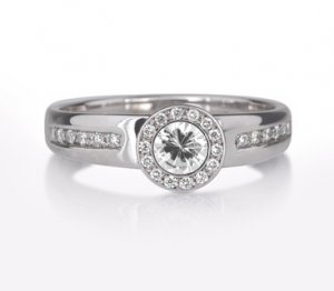0.45 CT Beautiful Real Natural Diamond Engagement Ring