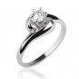 GORGEOUS WHITE GOLD ROUND CUT DIAMOND SOLITAIRE RING