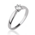 New Women Jewelry Round Diamond Solitaire Ring 14K Gold