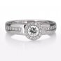 Genuine Real Natural Diamond Engagement Ring Solitaire